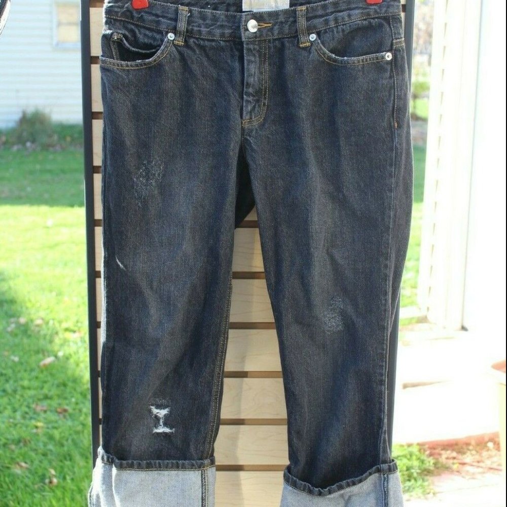 Michael Kors Size 6 Women's Cuffed Capri Jean Pant